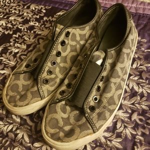Coach slip on shoes